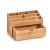 Organizator pentru accesorii de birou, Bamboo, 7 compartimente, l25,4xA12,5xH15 cm