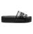 Platform Suede Slides