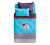 Lenjerie de pat copii Biconcept Multicolour / Blue