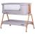 Patut co-sleeper Chipolino Sweet Dreams grey wood