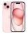 Telefon Mobil Apple iPhone 15, Super Retina XDR OLED 6.1inch, 128GB Flash, Camera Duala 48 + 12 MP, Wi-Fi, 5G, iOS (Roz)