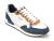 Pantofi sport PEPE JEANS albi, BRIT MIX, din material textil