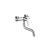 Baterie bucatarie Hansgrohe Focus cu montare pe perete crom