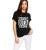 Tricou dama negru - Straight Outta Focsani