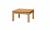 Masa de cafea din pal, furnir si lemn, Porto 41 Stejar Auriu, L80xl80xH45 cm