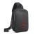 Rucsac pentru barbati Aliencross GT1471, multifunctional: antifurt, cu port USB si cifru, model negru