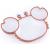 Farfurie Giligums Crab Premium din silicon fara BPA 6 luni+ albmaro