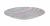 Platou decorativ din portelan, Congo Multicolor, Ø40,5xH5 cm