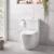 Set vas wc Grohe Euro Ceramic BTW Triple Vortex, PureGuard cu rezervor si capac softclose