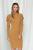 Rochie Elisa maro camel din tricot cu umeri bufanti Rochie Elisa maro camel din tricot cu umeri bufanti