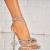Pantofi dama stiletto Argintii din Silicon Kathyrna A5009