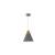 Pendul gri E27 metal/lemn model conic tip scandinav Rea APP056