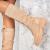 Cizme Dama Imblanite Crem din Textil Doris A3001