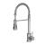 Baterie bucatarie cu pipa flexibila Quadron Pop Salma inox
