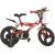 Bicicleta copii 16inch, pentru copii 6-8 ani, pro-cross rosu 163GLN-06-RE Dino Bikes