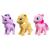 Set 3 jucarii din plus My Little Pony (Twilight, Applejack, Pinkie Pie), 13 cm
