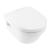 Set vas WC suspendat Villeroy&amp;Boch Architectura rimless alb cu capac softclose