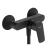 Baterie dus monocomanda negru mat Hansgrohe Logis