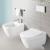 Set vas wc cu bideu suspendat Villeroy&amp;Boch Subway 2.0 DirectFlush si capac slim soft close