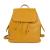 Rucsac dama Zelinda GT1495, piele naturala, galben