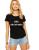 Tricou dama negru &quot;Sorry, i only date models&quot;