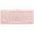 Tastatura Bluetooth Logitech Pebble Keys 2 K380s, Multi-Device (Roz)