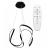 Pendul negru led cu telecomanda design modern Rea APP387-CP