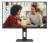 Monitor VA LED AOC 27inch Q27E3UMF, QHD (2560x1440), HDMI, DisplayPort, Pivot, Boxe, 75 Hz (Negru)