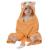 Prosop de baie Playgro Friendly Forest cu gluga si codita 60x80 cm Fox portocaliu