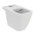 Vas WC pe pardoseala Ideal Standard i.life B cu functie bideu alb rimless