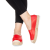 Espadrile dama Frika rosii