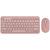 Kit tastatura + mouse Logitech Pebble 2 Combo, Roz