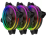 Ventilator / radiator Floston Halo RGB Rainbow Three Fan Pack