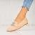 Pantofi dama casual Bej din Piele Ecologica Intoarsa Veraly A5346