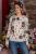 Bluza Winter bej cu pinguini si fulgi de nea Bluza Winter bej cu pinguini si fulgi de nea