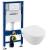 Set vas wc suspendat Villeroy&amp;Boch Arhitectura cu capac si rezervor cu clapeta alba Geberit Delta