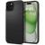 Husa pentru Apple iPhone 15 Plus, Spigen, Liquid Air Matte, Neagra ACS06650