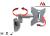 Suport Perete Maclean MC-503S, 23inch - 42inch, 30 Kg (Argintiu)