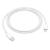Cablu de date Apple MM0A3ZM/A, USB-C - Lightning, 1m (Alb)