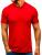 Tricou polo bărbați roșu Bolf 9025