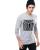Bluza barbati gri cu text negru - Straight Outta Slobozia