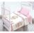 Cearceaf din bumbac cu elastic Nichiduta 120x60 cm Bunny Ballerina
