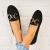 Pantofi dama casual Negri din Piele Ecologica Intoarsa Yostina A5348