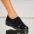 Pantofi dama casual Negri din Piele Ecologica Intoarsa Maeka A4238
