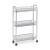 Carucior pentru bucatarie cu 3 spatii de depozitare, din metal, Trolley II Gri, l44xA17xH70,5 cm