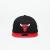 New Era Chicago Bulls Team Side Patch 9Fifty Snapback Cap Black/ Front Door Red