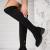 Cizme Dama Imblanite Negre din Piele Ecologica Intoarsa Jacovy2 A2831