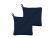 Set 2 suporturi oale fierbinti, din bumbac Soft 727316 Bleumarin, 20 x 20 cm, Södahl