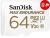 Card de memorie Sandisk MAX Endurance microSDXC, 64GB, Clasa 10, UHS-I U3 + Adaptor SD