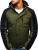 Geacă de iarnă parka verde Bolf HZ8102